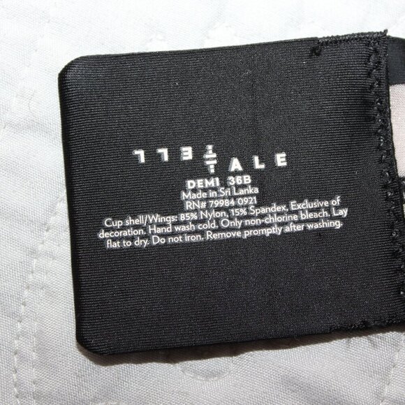 Soma Womens Tell Tale Sheer Bra and Teal Lace Bra Sizes 36B NWT - Picture 8 of 9